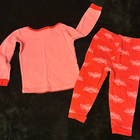 EUC PJ Masks Owlette long sleeve pajama set Girls size 2t - Picture 3 of 4